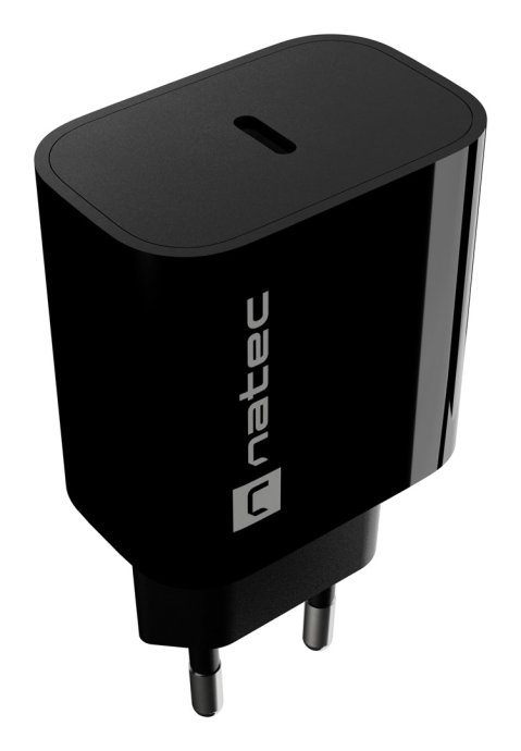 NATEC universaalne mobiilseadme laadija must AC kiirlaadimine siseruumides