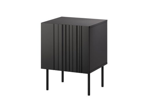 Cama öölaukapp 2 tk Isala 44,5x40x59 must matt