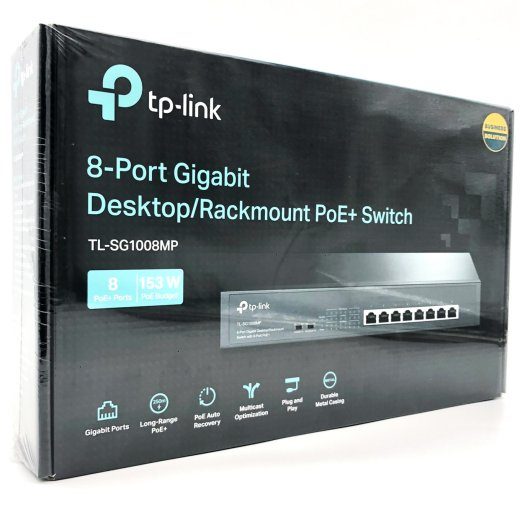 TP-Link TL-SG1008MP 8-portų Gigabit PoE+ jungiklis