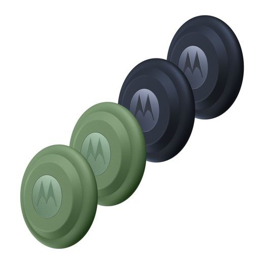 Motorola Moto Tag 4-komplekt, Jade Green + Midnight Blue