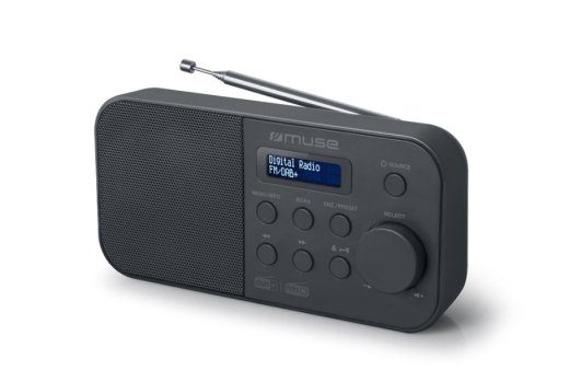 Muse Alarmifunktsioon M-109DB Kaasaskantav raadio Must