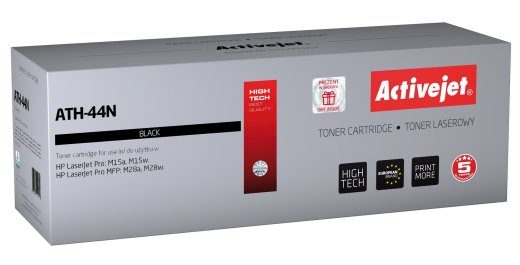 Activejet ATH-44N tooner (HP 44A CF244A asendaja; Supreme; 1000 lehekülge; must)