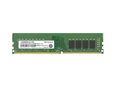 Transcend Branded DDR4 SDRAM 16GB 3200MHz CL22 Non-ECC DIMM 288-PIN