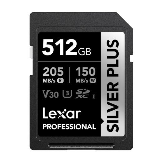 Lexar Professional SILVER PLUS SDXC 512GB mälukaart