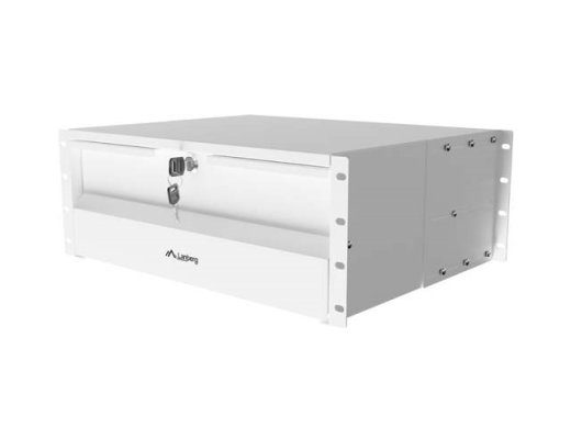 Lanberg 19" Kapisahtel Sahtel 4U 360 mm hall (4U/483 × 360 mm, kandevõime kuni 90 kg, 4-punkti kinnitamine)