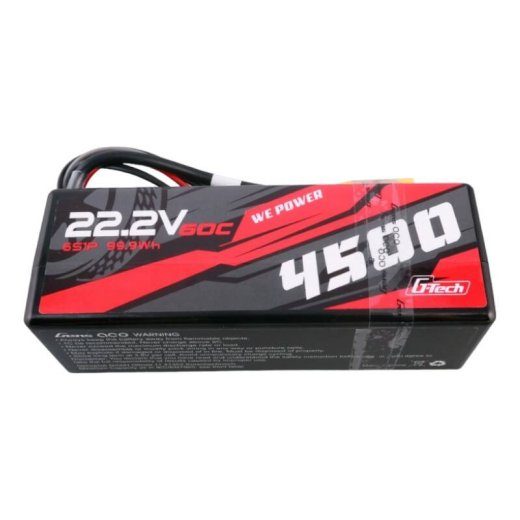 Gens ace G-Tech 4500mAh 6S1P 22.2V 60C HardCase RC auto Lipo Battery 14#