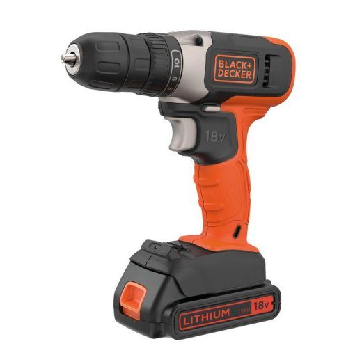 BLACK & DECKER Juhtmevaba puurikeeraja BCD001C1-QW 18 V 1.5 Ah Lithium