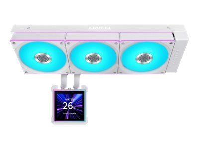 Lian Li HydroShift II LCD-S 360 CL Veijahuti 1-pack Valge 120 mm
