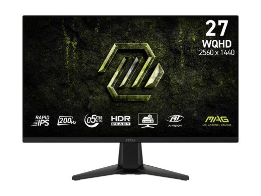MSI MAG 275QF E20 27 Kiire IPS 2560 x 1440 2K HDMI DisplayPort 200Hz