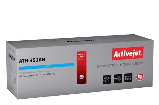 Activejet ATH-351AN Toner (asendus HP 205A CF351A jaoks; Supreme; 1100 lehte; tsüaan)