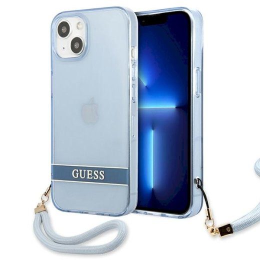 Guess GUHCP13SHTSGSB iPhone 13 mini 5,4" kõva ümbris / sinine