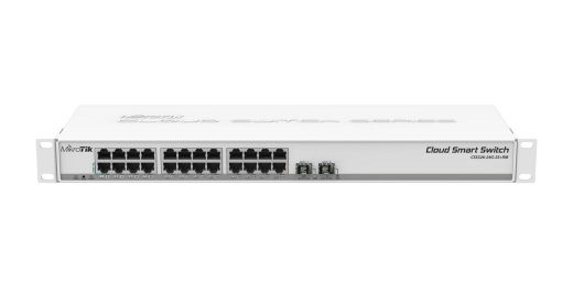 Switch MIKROTIK CSS326-24G-2S+RM Rack mounting Yes Form factor 1U 24xRJ-45 ports RJ-45 Ports Type Gigabit Ethernet (10/100/1000) 2xSFP+ module slot...