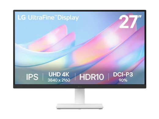 LG UltraFine 27US500-W 27 IPS 3840 x 2160 (4K) HDMI DisplayPort 60Hz monitorius