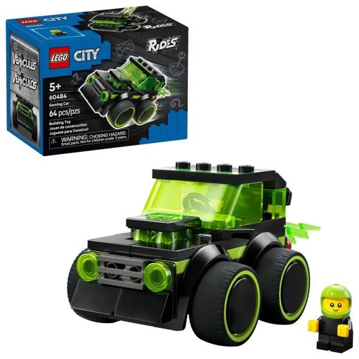 LEGO City 60484 Mängumängu võidusõiduauto retk