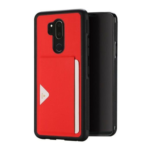 Dux Ducis Pocard seeria Premium kõrge kvaliteediga ja kaitsev silikoonkorpus Apple iPhone XS Max jaoks punane