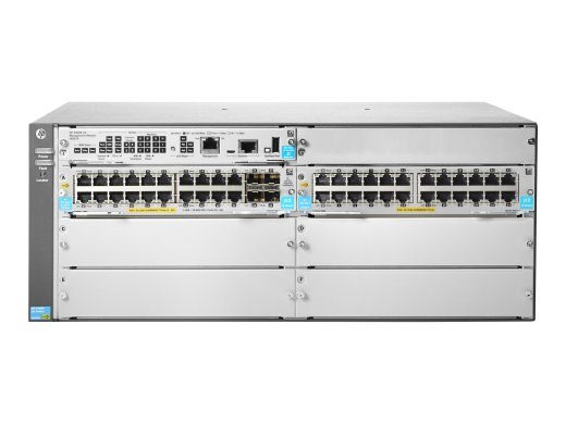HPE Aruba 5406R 44GT/4SFP (ilma toiteallikata) v3 zl2 44-portiline Gigabit PoE+ lüliti