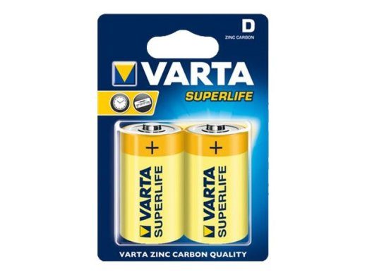 Varta Superlife D-tüüpi tavalised patareid