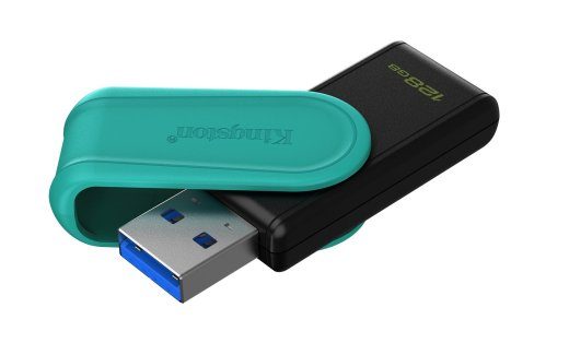 Kingston Technology DataTraveler 128GB Portatiivne USB 3.2 Gen 1 Exodia S (Must/Turquoise)