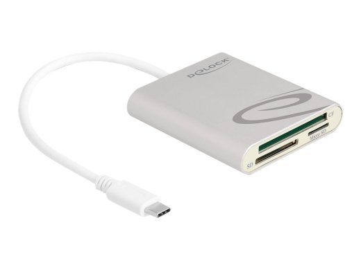 DeLOCK kortų skaitytuvas USB-C
