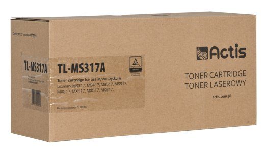 Actis TL-MS317A tooner (asendajaks Lexmark 51B2000; Standard; 2500 lehekülge; must)
