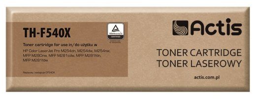 Actis TH-F540X toner (asendus HP 203X HP203X CF540X; Standard; 3200 lehte; must)