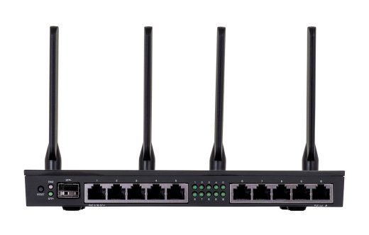 Mikrotik RB4011iGS+5HacQ2HnD-IN Dual-band Gigabit Ethernet Wireless Router (Black)