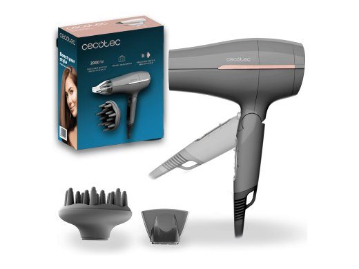 Cecotec Juukseföön IoniCare Power&Go Heaven 2000 W Temperatuuri seadete arv 2 Ioonifunktsioon Difusiori otsik Hall