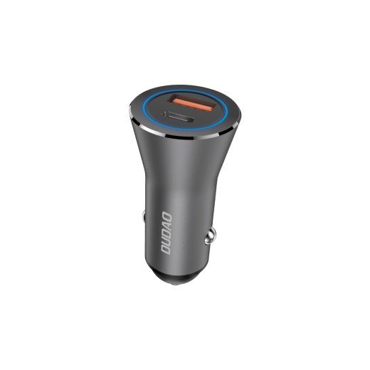 Dudao R4MAXupgrade autolaadija 45Watt 1xUSB-C + 1xUSB-A