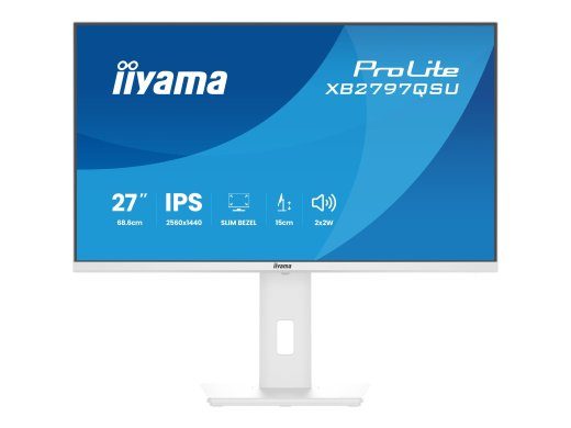 iiyama ProLite XB2797QSU-W1 27-tolline IPS 2K 2560 x 1440 HDMI DisplayPort 75Hz monitor