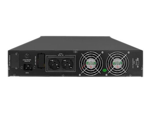 QOLTEC 53947 katkestamatu toiteallika UPS RACK 3KVA 2400 W LCD