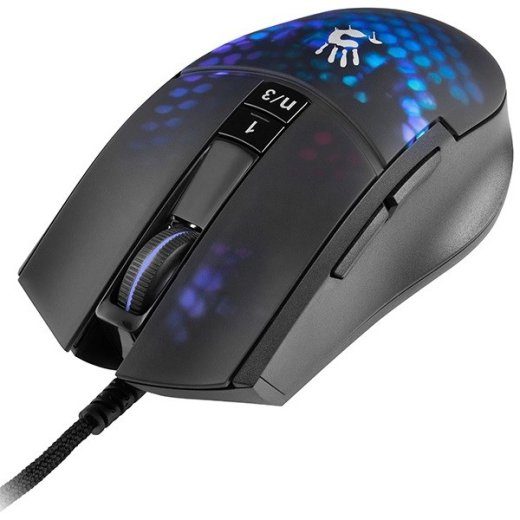 A4Tech BLOODY A4TMYS47113 L65 MAX RGB Honeycomb (Aktiveeritud) USB Type-A optiline hiir 12000 DPI