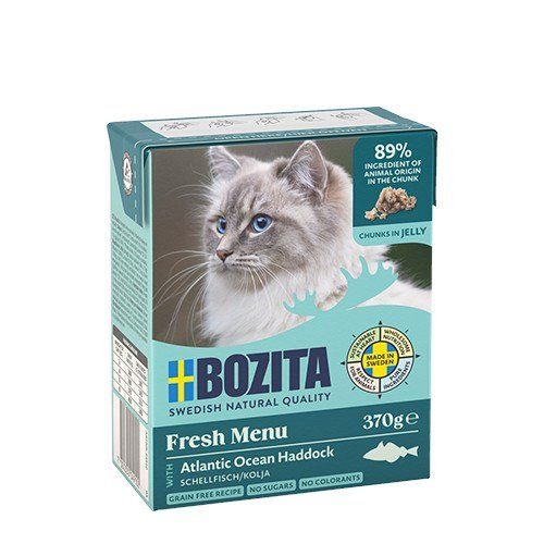 BOZITA Fresh Menu Haddock želees märgkassitoit - 370g