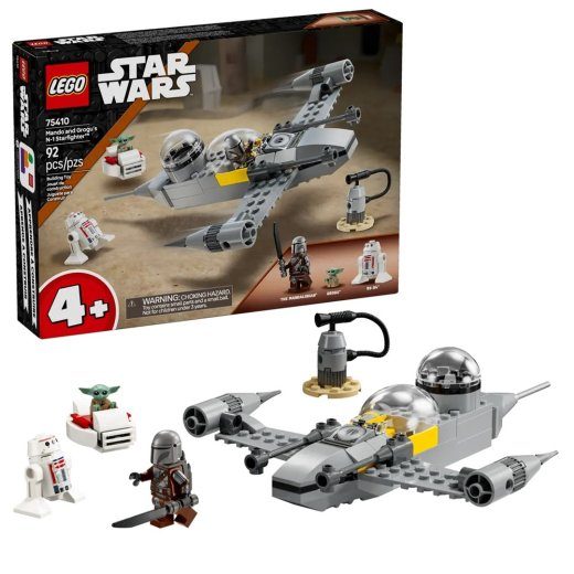 LEGO ŽVAIGŽDINIAI 75410 Mandalorian ir Grogu's N-1 Starfighter