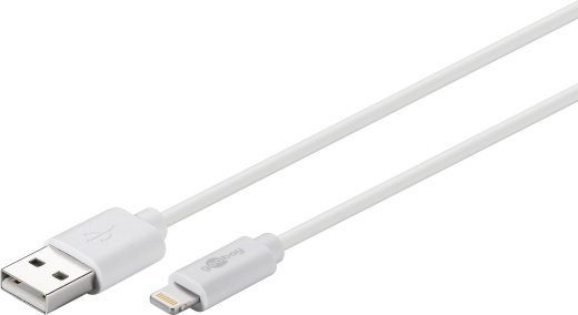 Goobay Lightning kaabel 1m valge MFi