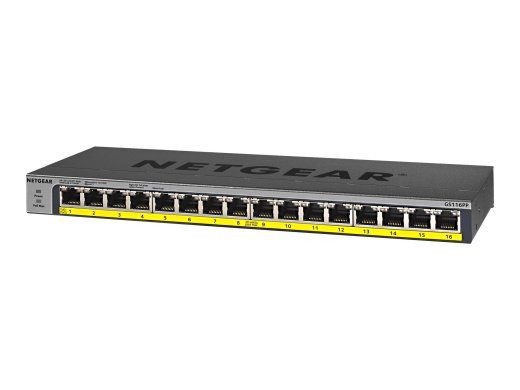 NETGEAR GS116LP 16-porti Gigabit PoE+ lüliti