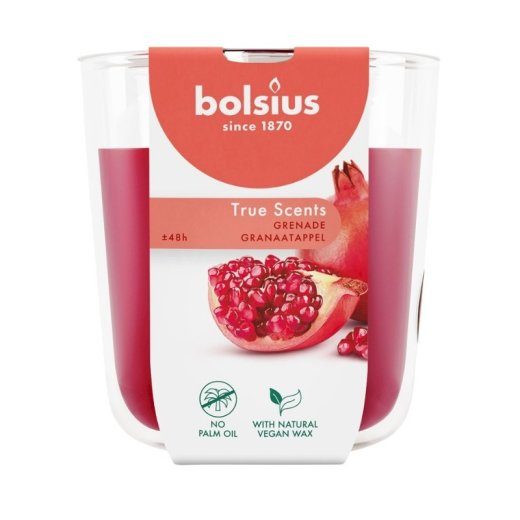 Bolsius True Scents lõhnaküünal 97×85mm Pomegranate