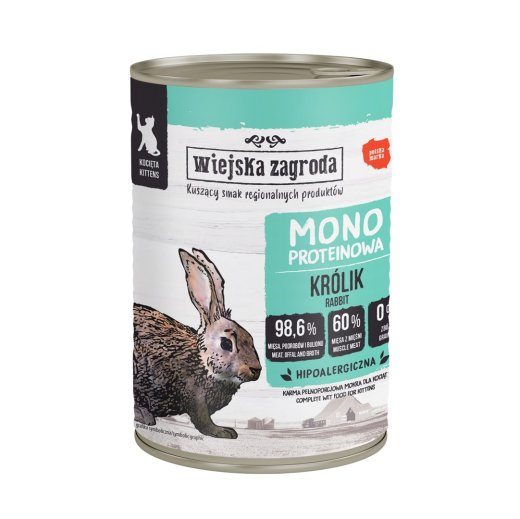Kitten Rabbit Mono Märja kassatoit - 400g