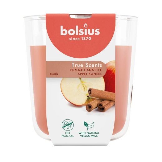 Bolsius True Scents lõhnaküünal 97x85mm Apple Cinnamon