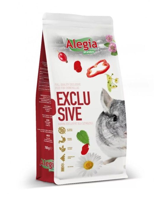 ALEGIA Exclusive Chinchilla - šinšillatoit - 700g