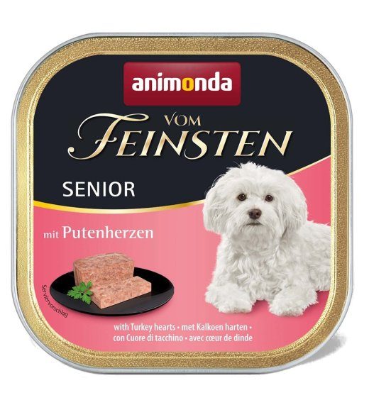 ANIMONDA vom Feinsten Senior Turkey hearts - niiske koeratoit - 150 g