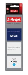 Activejet AH-GT52C Ink Bottle (Replaces HP GT52C M0H54AE; Supreme; 70 ml; 8000 pages, cyan)