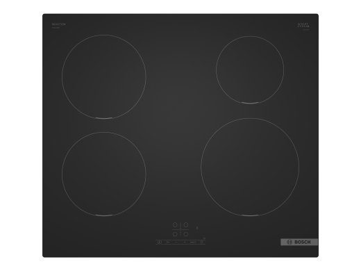 Bosch PIE61ABB5E Hob Induction Number of burners/cooking zones 4 Touch Matt Black Timer