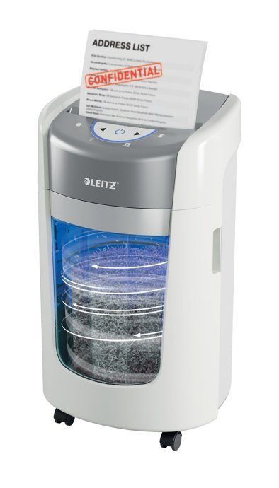 Leitz IQ OptiMax Home Office 225 Micro Cut Paberiselle Turvalisus P5 15L - Valge