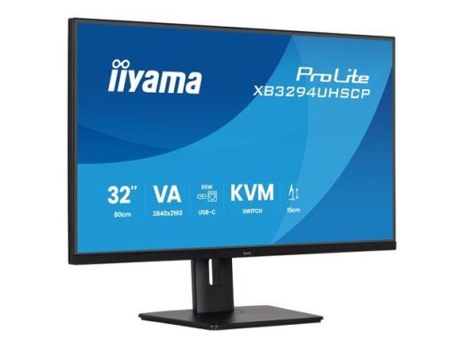 iiyama ProLite XB3294UHSCP-B1 31.5 4K (3840 x 2160) HDMI DisplayPort USB-C 60Hz