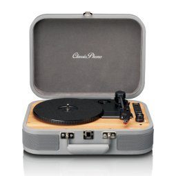 Lenco TT-116GR nešiojamas vinilo grotuvas, pilkas