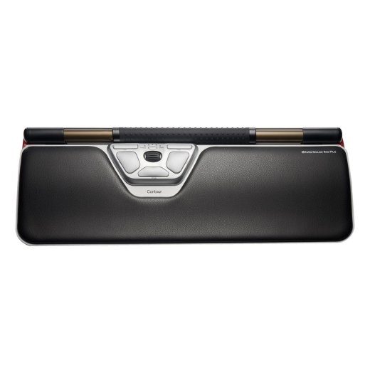 Contour RollerMouse Red Plus sidabrinis centrinis pelės įrenginys