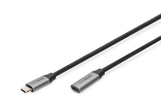 Digitus USB-C/M to USB-C/F Extension Cable DB-300230-010-S USB-C to USB-C USB-C jack