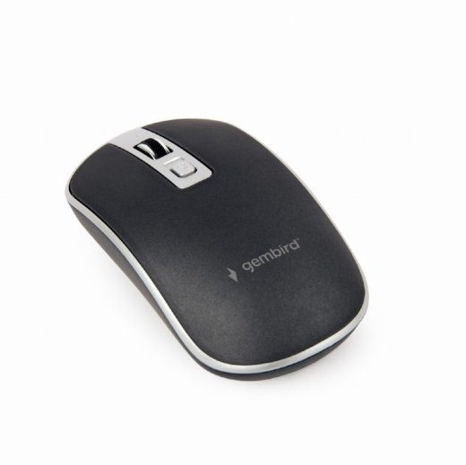 Gembird Optiline USB hiir MUS-4B-06-BS Optiline hiir Must/Hõbe