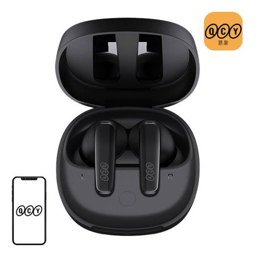 Belaidės ausinės TWS QCY T13x (juoda)