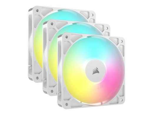 CORSAIR RS120 ARGB ventilaator kolmikpakend 3-pack valge 120 mm